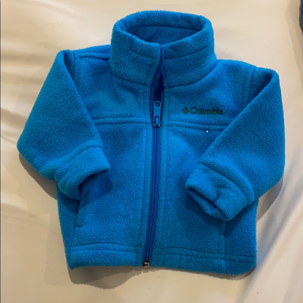 12 month blue Columbia zip up fleece